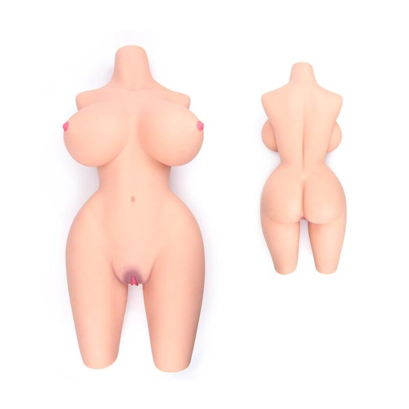 Neojoy - Big half body Sex Torso with Flexible Skeleton - Skin - 17Kg